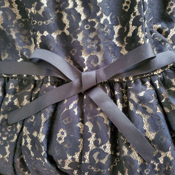 NEW Robert Rodriguez Women's Fit & Flare Dress Size 6 Black LBD Lace Cocktail - Picture 6 of 7